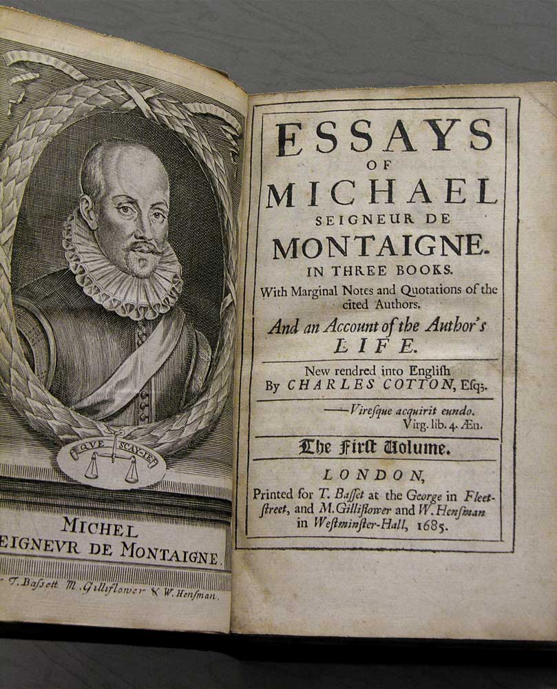 Essays by montaigne