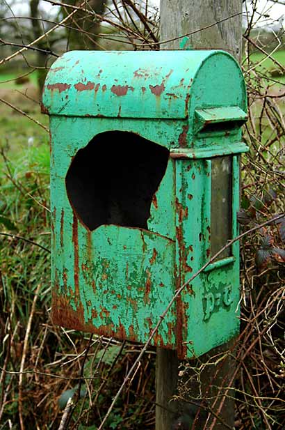 Abandoned postbox - Ireland